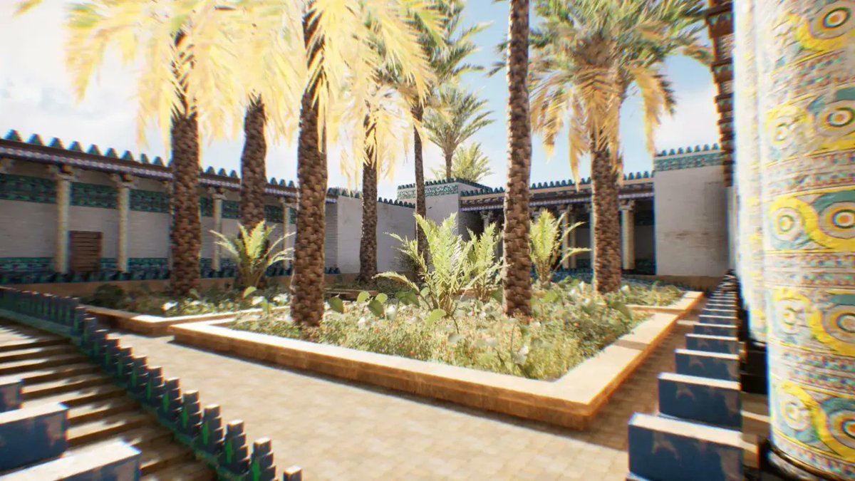 BardiaProjects's tweet photo. Persian Paradise 
#هخامنشیان #ایران #پردیس #تخت_جمشید #هنر #هنرمند #گرافیک 
#3d #CGI #Ancient #Persia #paradise #iran #Persepolis #blender #b3d #graphicdesign #architect https://t.co/dhjo4jUPg0