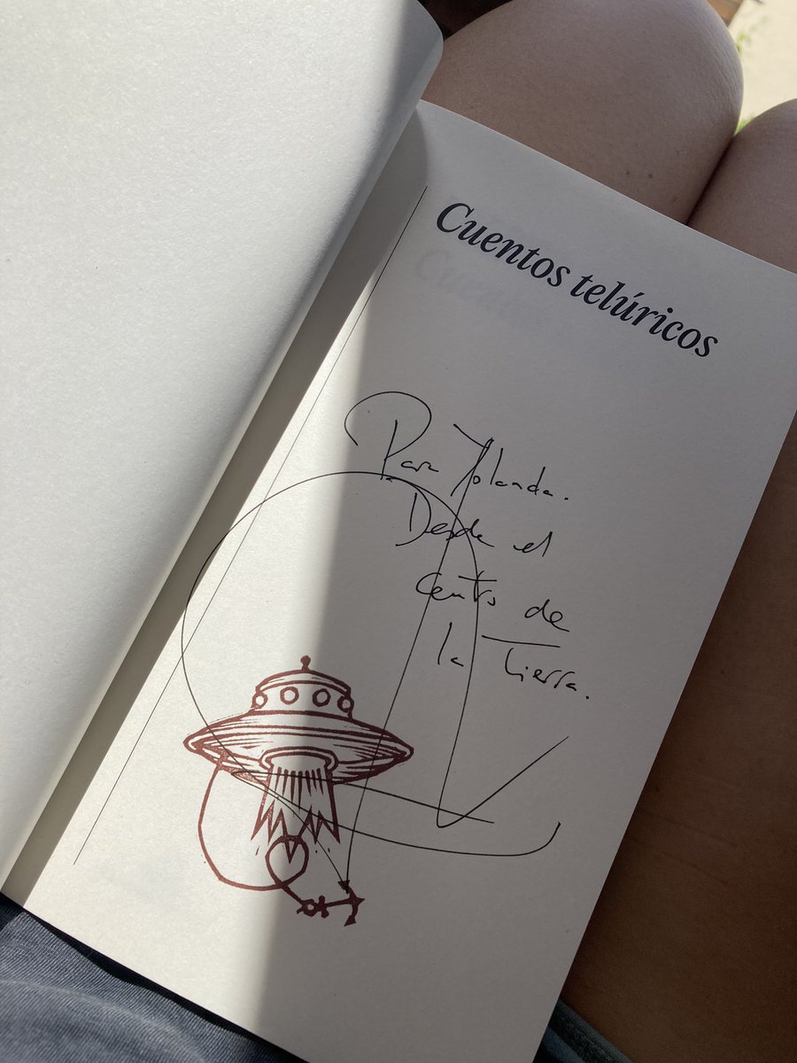 yolycaser's tweet photo. Me lanzo de cabeza a esta aventura de #cuentostelúricos . 
¡Gracias, @rodrigocortes por tu dedicatoria! https://t.co/nnv3Bxwf6u