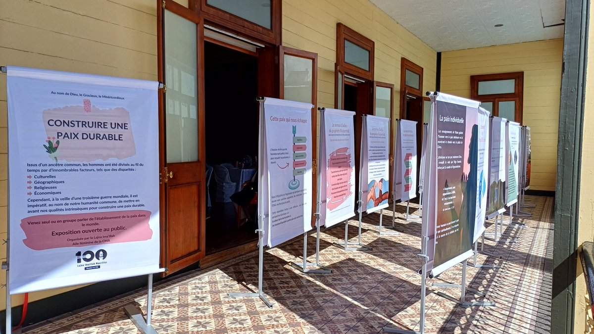 lajnamu's tweet photo. By the sheer Grace of Allah, #lajnamauritius welcomed more than 50 guests to its 3rd Peace Symposium #PeaceForTheWorld #islam #ahmadiyya #voicesforpeace https://t.co/3PSq580doG
