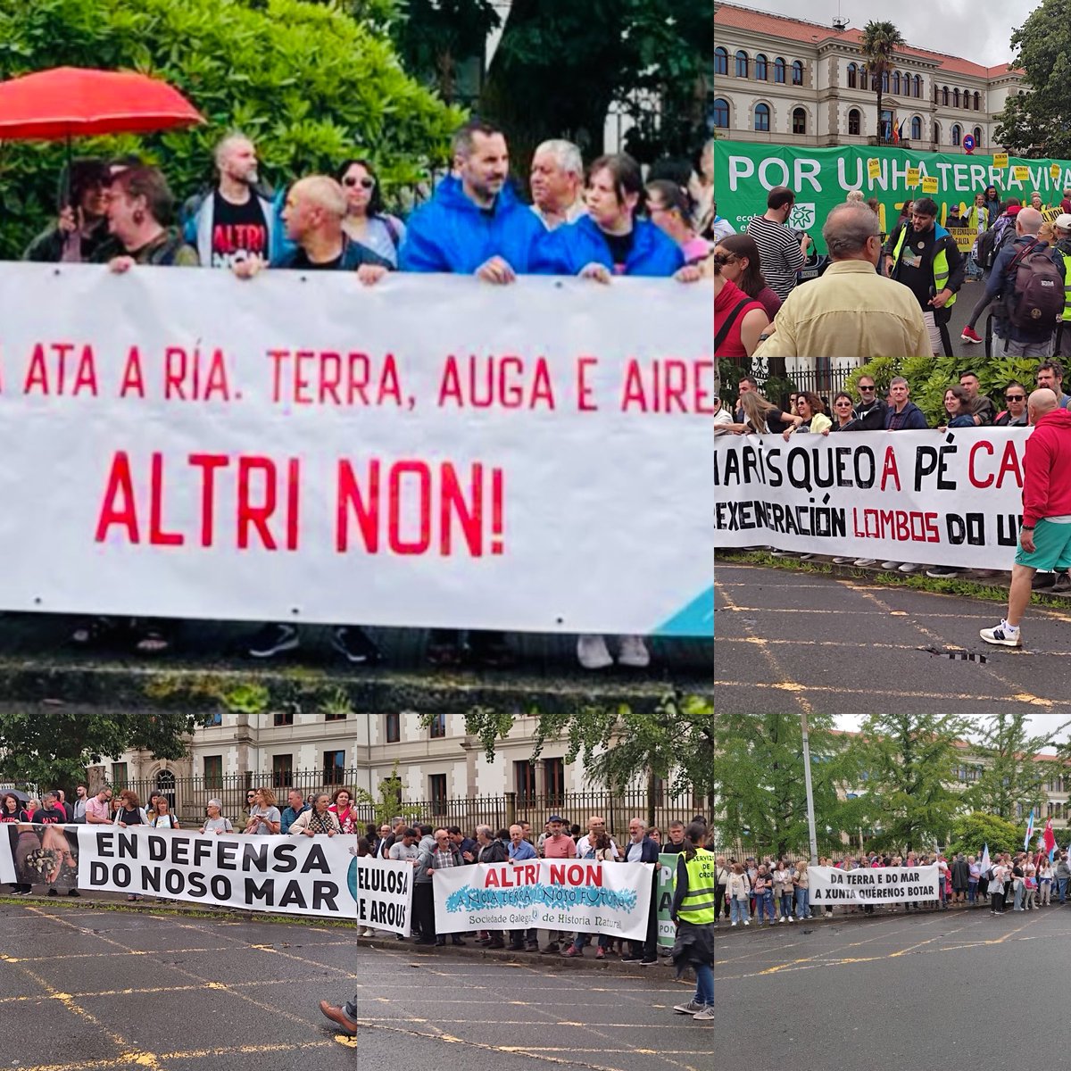 Hoxe na convocatoria de <a href="/UlloaViva/">Plataforma Ulloa Viva</a> e <a href="/defensadaria/">APDR</a> arrodeando  a sede da Xunta. Non  á fábrica de Altri en Palas de Rei!