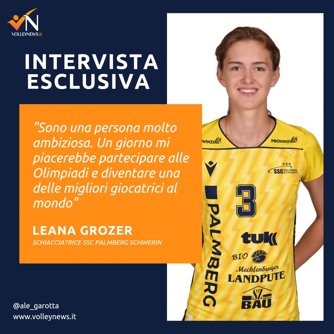 ale_garotta's tweet photo. 🔔 COMING SOON - In an exclusive interview, I caught up with German rising star Leana #Grozer to discuss her volleyball journey, her first season with @SSCvolley, her goals for the future and much more. 🏐✍🏻 #VolleyNews https://t.co/d1jsD9VKNQ