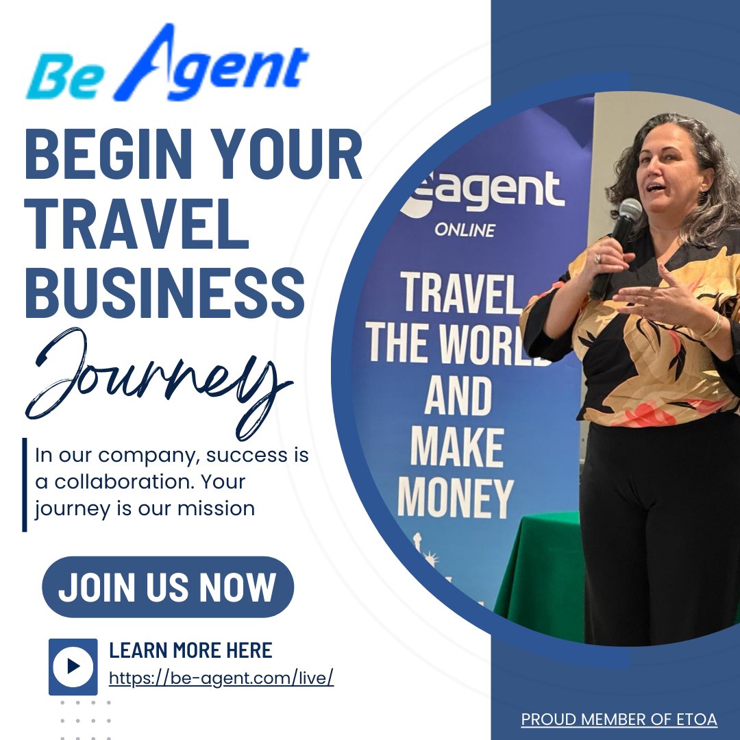 BeAgentTravelor's tweet image. Join BeAgent today and start selling travel vacations! Become a travel entrepreneur and build your dream business. The world is waiting, and so are your earnings!🤩💎

#FinancialSuccess #TravelEntrepreneur #BeAgent