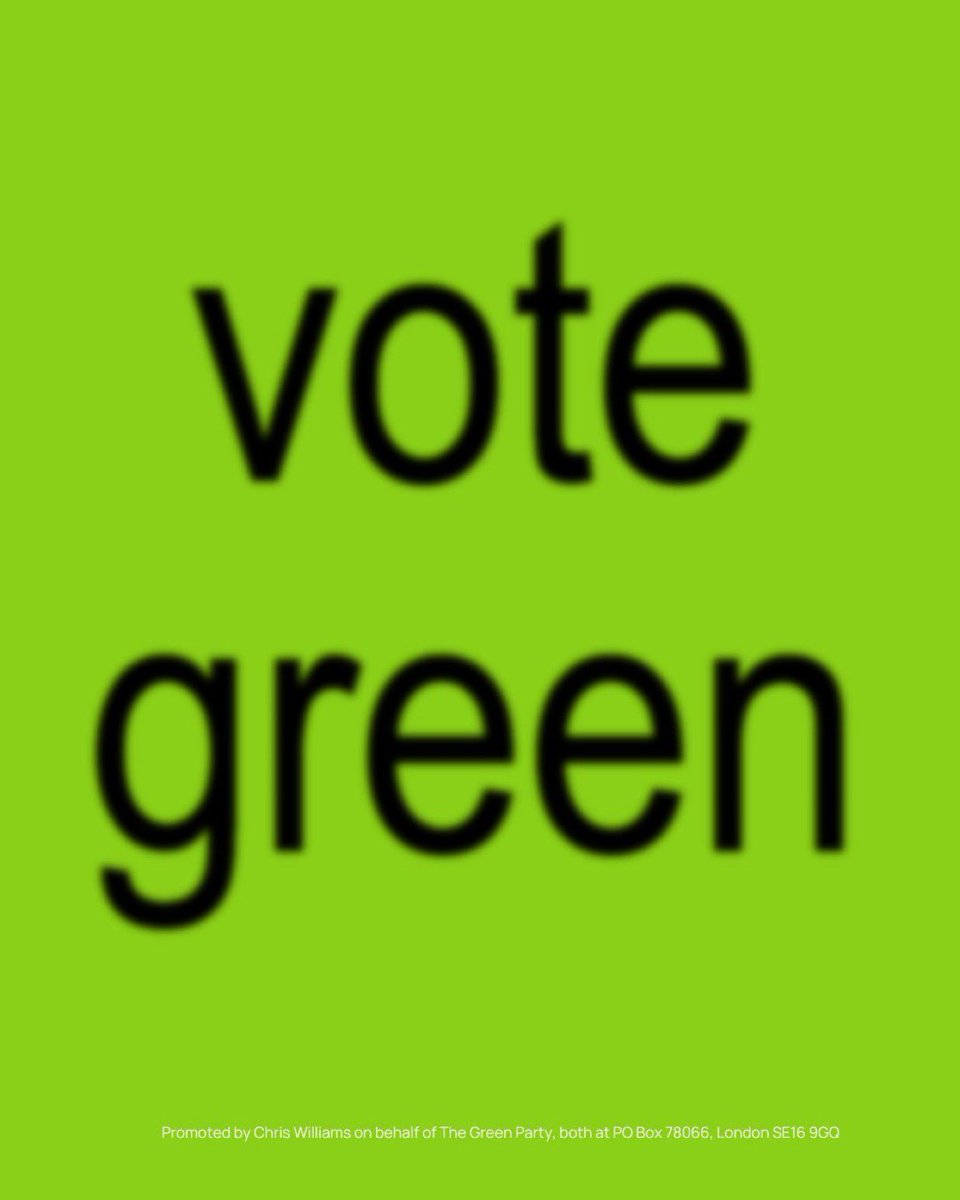 Retweet if you are voting Green. 

VOTE VOTE VOTE VOTE VOTE VOTE VOTE VOTE 

GREEN
GREEN
GREEN
GREEN
GREEN