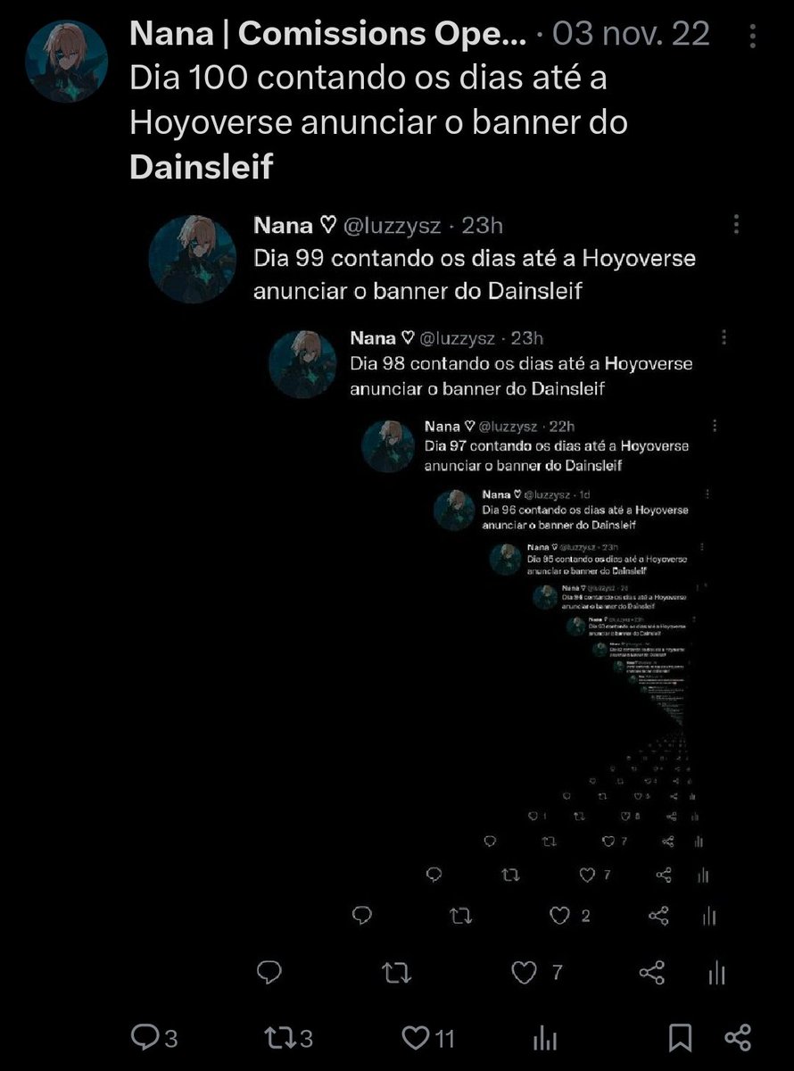 luzzysz's tweet photo. ... Dia 605 contando os dias até a Hoyoverse anunciar o banner do Dainsleif https://t.co/nZ6vmsGGpE