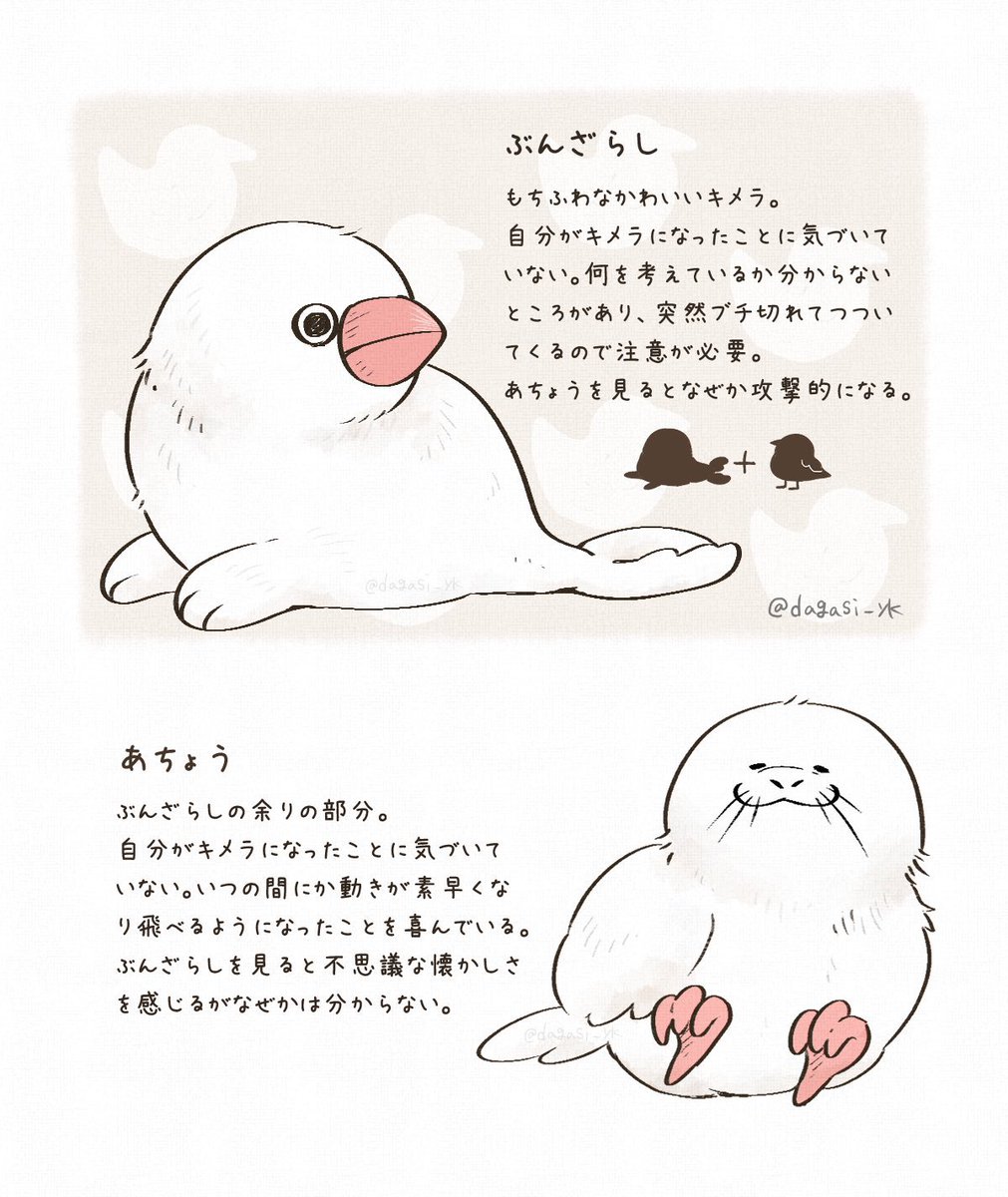 かわいいキメラのプロフィール(初期版)
#これでフォロワーさん増えました 
