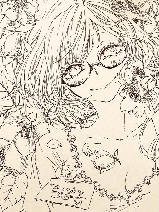 顔かわいく描けたやつ再掲!
ボールペン! 