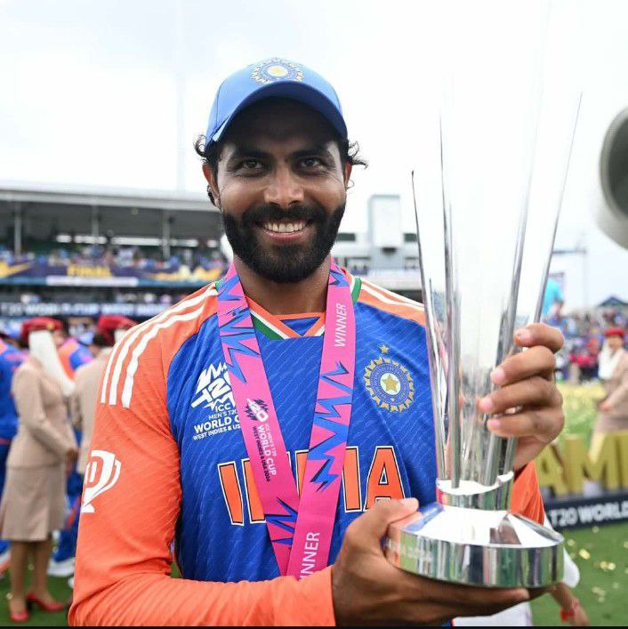 Parthtweets004's tweet photo. Ravindra Jadeja has announced his retirement from T20i cricket.

- Thank you, Jaddu. https://t.co/0NyEAcfQQP