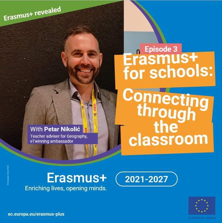 I am honoured to be a guest on the <a href="/EU_Commission/">European Commission</a>'s podcast <a href="/EUErasmusPlus/">Erasmus+</a> Erasmus+ Revealed