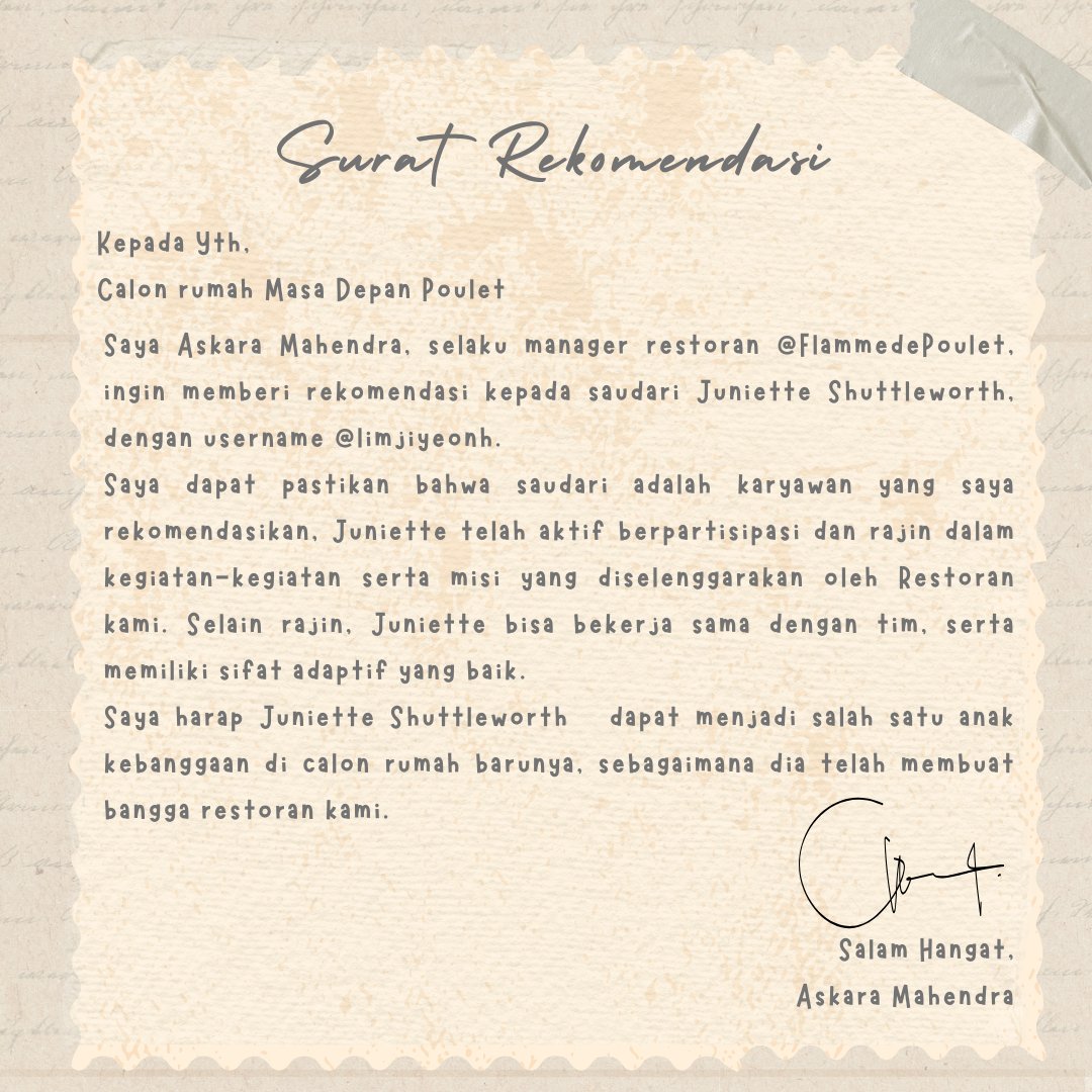 <a href="/FlammedePoulet/">🍗</a> MAAF NANGISNYA KEPENDING DULU SOALNYA SINYALNYA ILANG DI KOREA HIKS. Seneng banget bisa jadi bagian dari Flamme ☹️🥺😭 mau mleyot aja baca suratnya..... HIKDDDDDD BREEEEK OAAAAAA WOEKKKK WOEKKKKK WOOOOOOF. Makasih banyak atas memori indahnya ;(