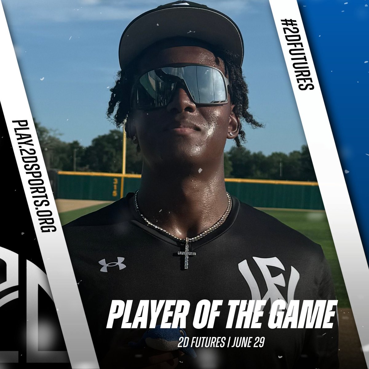 2Dshowcase's tweet photo. ⭐️Player of the Game⭐️

 #2 Jayden Paul-Christian: 2-2 (1home run) 3R 2RBI 1BB 0SO
Wow Factor Gulf Coast 2024 (@LA_Nationals) 
#uncommitted #2DHitting https://t.co/qQAwpgqqb9