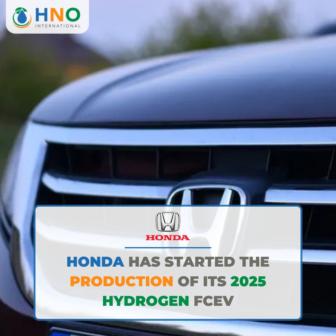 Honda is developing the 2025 CR-V e:FCEV, the first hydrogen-powered FCEV at its Ohio PMC in the US, with a 270-mile range and a 17kWh battery. It's a major step toward zero-emission vehicles and carbon neutrality.
rb.gy/dnw8x1
#ZeroEmissions #CarbonNeutral
