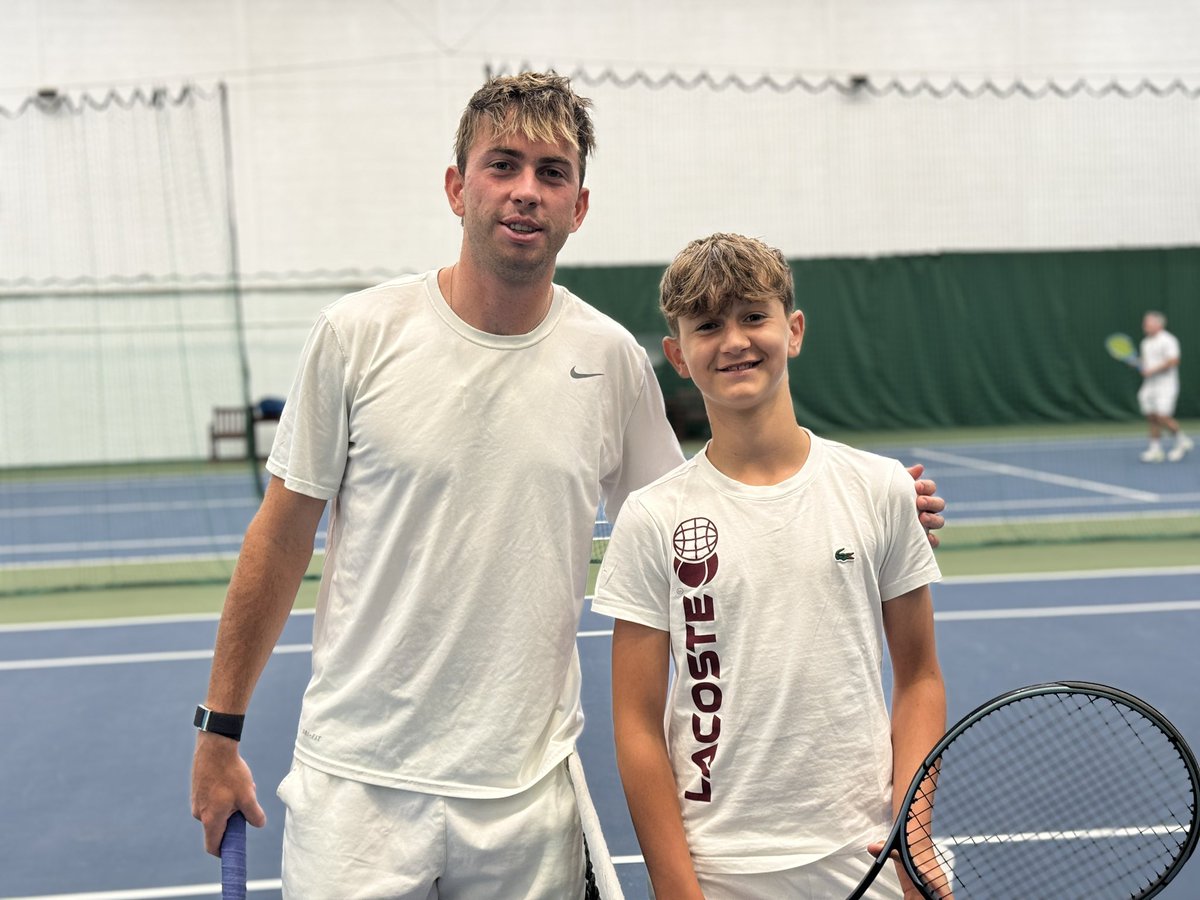A great honour for my young fella to get to hit with our Davis Cup player <a href="/conorgannon02/">Conor Gannon</a> <a href="/Tennis_Ireland/">Tennis Ireland</a> .