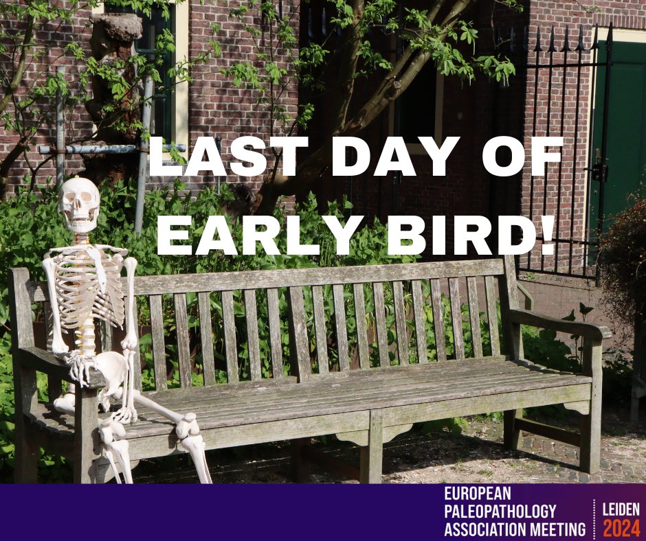 Today's the last day of Early Bird registration! Register before 23:59 tonight to get these special rates while you can: ppa2024.nl/registration