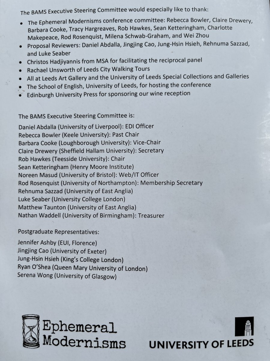 Dr Wei Zhou (@zhwouei) on Twitter photo After nearly ten months of planning and organising, I'm relieved and excited that #EphemeralModernisms was a great success and everyone had a wonderful time <a href="/UniversityLeeds/">University of Leeds</a>! (1/3) 🧵 After nearly ten months of planning and organising, I'm relieved and excited that #EphemeralModernisms was a great success and everyone had a wonderful time <a href="/UniversityLeeds/">University of Leeds</a>! (1/3) 🧵