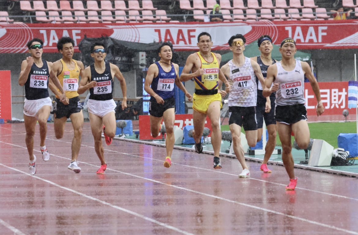 Mai0323Shin0706's tweet image. 🇫🇷Gotoパリオリンピック🏅🇫🇷

2024日本陸上競技選手権大会
M800決勝
石井優吉  1:47.99④

長いシーズンお疲れ様でした。
楽しませてくれてありがとう。
しばらくゆっくり勉強したりして
また来年リベンジしましょ🎌
🇺🇸Instagram@yuki_runs_611
🇯🇵Instagram@________yukichi
#NCAAD1
#PSUXC
#PSUTF