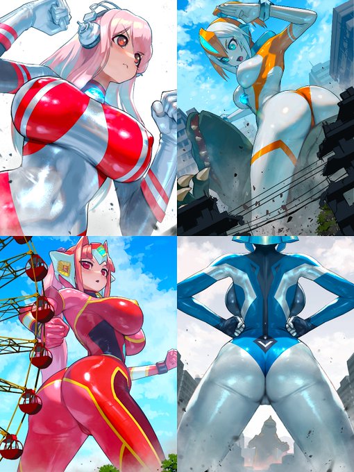 #2024年自分が選ぶ上半期の4枚
巨大ヒロインのぴっちり質感の半年だった 