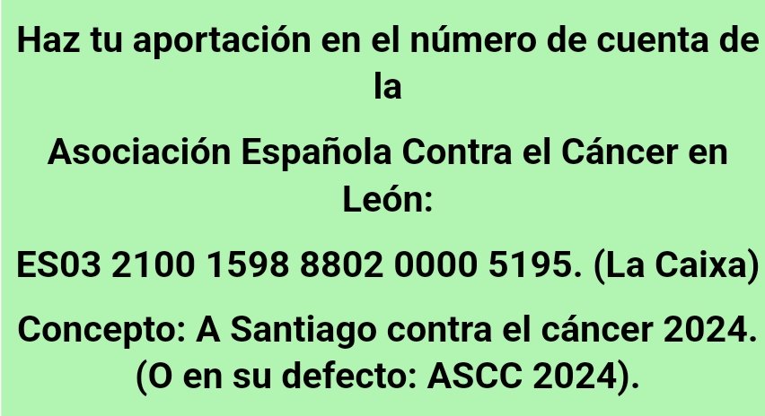 asantiagocontra's tweet photo. Los corregrinos de A Santiago contra el cáncer acaban de llegar a la plaza del Obradoiro en esta XIV edición.
Ahora nos queda la segunda parte y os necesitamos!!
Podremos alcanzar los 500.000 € de recaudación entre todos?
Yo apuesto que si!!!
... pero tu ayuda es fundamental! https://t.co/nUt4tq6jCI