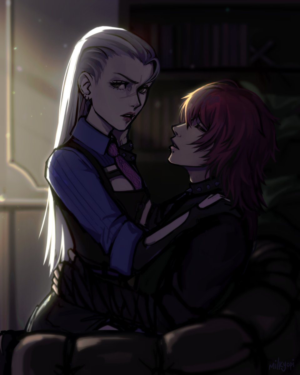 milkyopi's tweet image. can i get a rt of my art as a birthday gift pretty please~ ♡₊˚