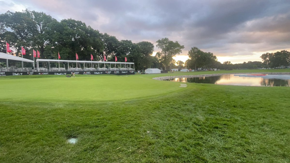GavinDillonTurf's tweet photo. Very thankful to be able to spend the week with @sam_moynihan &amp; @Adam_LaFrance91 at the Detroit Golf Club for the @RocketClassic. It was an excellent week of work, along with getting to network with fellow industry professionals. https://t.co/SBc4qyj9hn