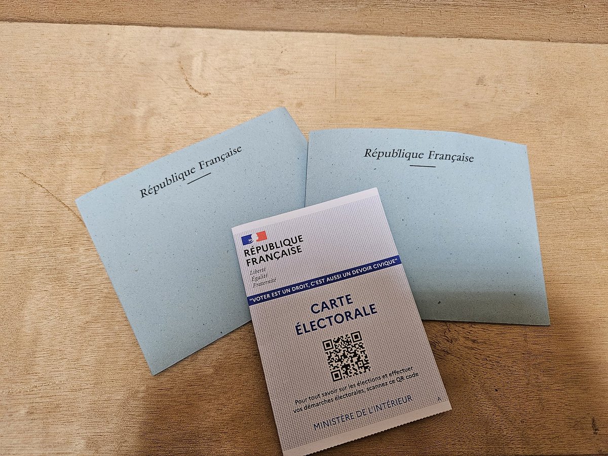 A voté 🗳
Devoir citoyen effectué et une procuration en plus de mon bulletin ! 
S'exprimer dans les urnes est essentiel 
Heureux de savoir qu'à 12h une hausse de 7.5% de votant par rapport aux dernières législatives 
#legislatives2024