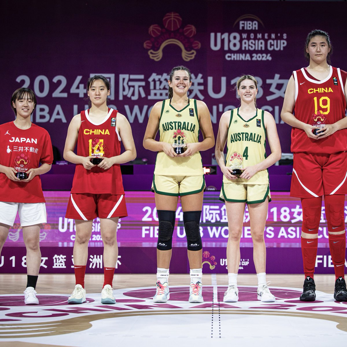 田中こころ選手が大会ベスト5に選出👏 🇯🇵#AkatsukiJapan 女子U18日本