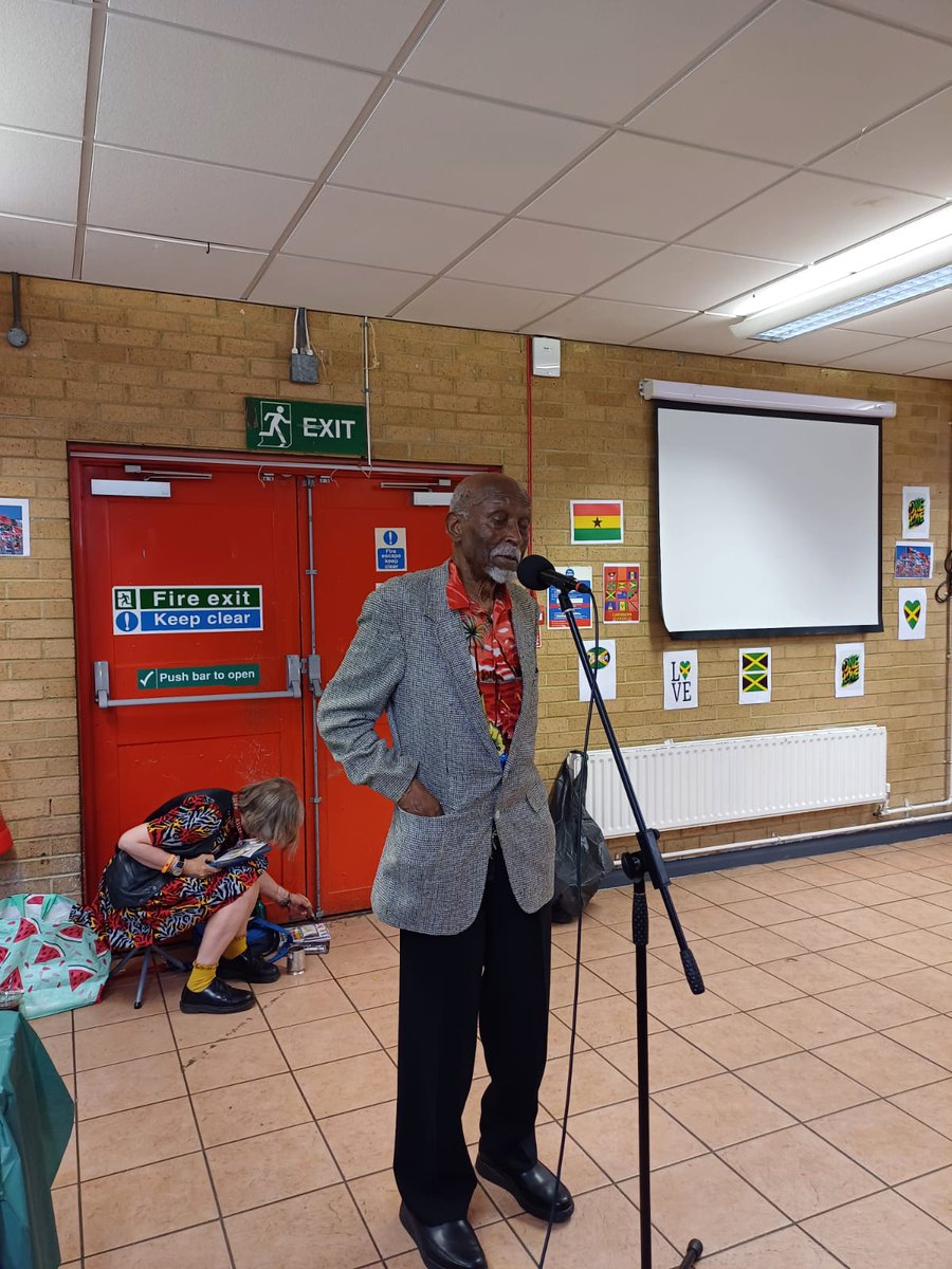 FarmResidents's tweet photo. A great Windrush Event last night. 90 tenants attended compered by the incomparable Hesketh Benoit.  There was a steel band, dancers, a poet, a story teller, a harmonica player, singers and more. https://t.co/KPreAURglY