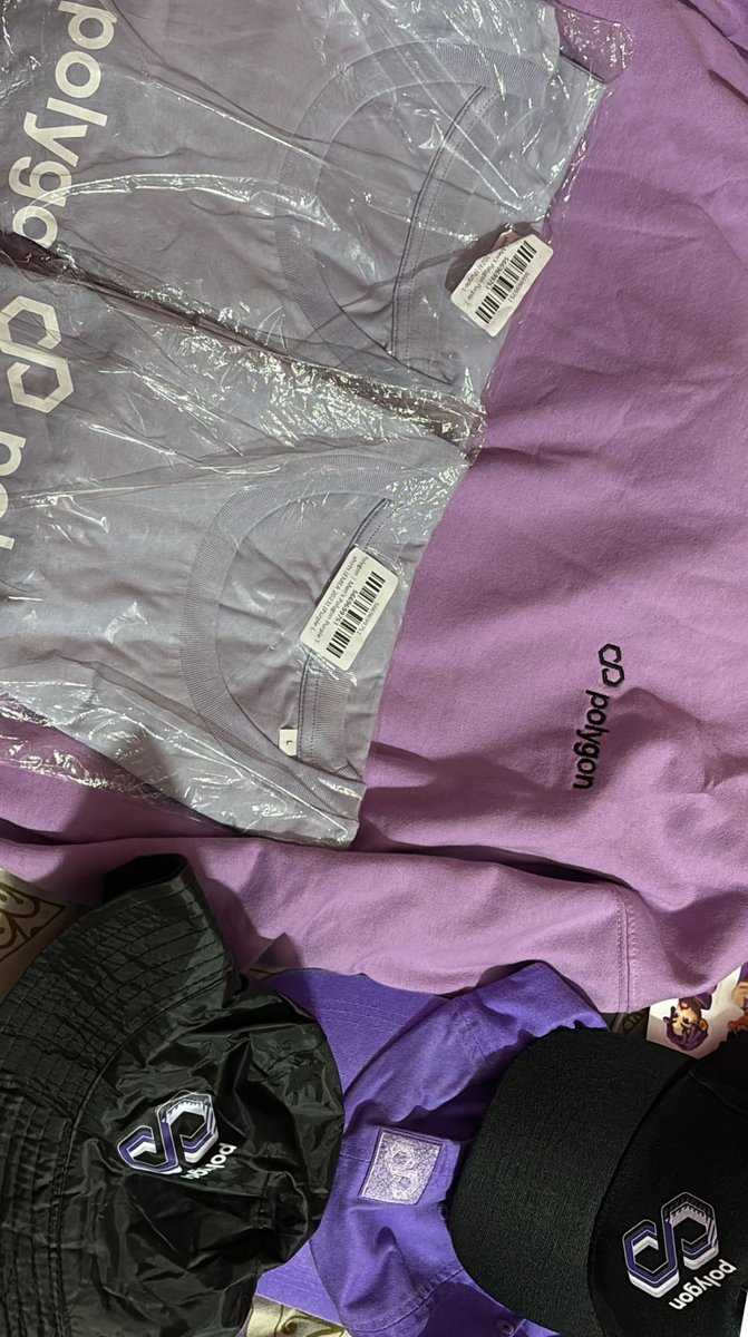 Thank you , <a href="/0xPolygon/">Polygon</a> <a href="/DablClub/">dabl/colin</a> 💜

Sending these amazing swags and be part of the journey! Always happy to contribute!🔥