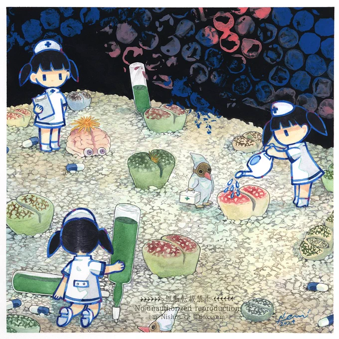 #2024年自分が選ぶ今年上半期の4枚
いろいろ実験作を描いた 