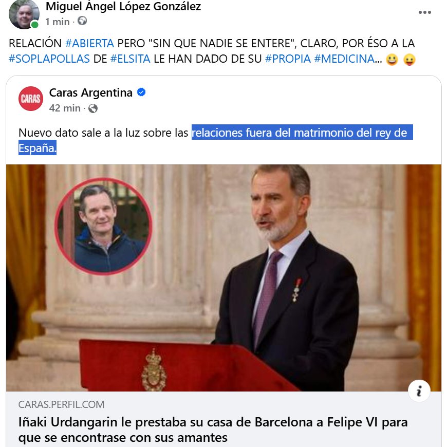 SoyCibelino's tweet image. RELACIÓN #ABIERTA PERO &quot;SIN QUE #NADIE SE ENTERE&quot;, CLARO, POR ÉSO A LA #SOPLAPOLLAS DE #ELSITA LE HAN DADO DE SU #PROPIA #MEDICINA... 

#AJOYAGUA...😏😏😏@el_pais @La_SER @EFEnoticias @Lanoche_24h @LaHoraTVE @IdiazAyuso @cristina_olea @CristinaOnega @rtvenoticias @rtvesinpersonal