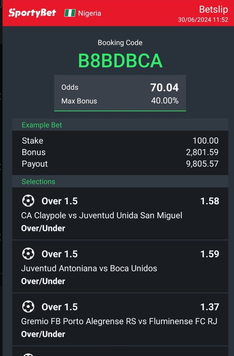 junior_Moore1's tweet photo. 💫💫 Tonight over 1.5/0.5 
Well cooked 😋  🖤&amp;🔁
@33sbaker @AdekonojoOlaol2 @Betodds1 @Big_Ozeal @MFF247 @EmmaxTips1 @Chiz_Ice @officialmoore7 https://t.co/3tJTvuW4SZ
