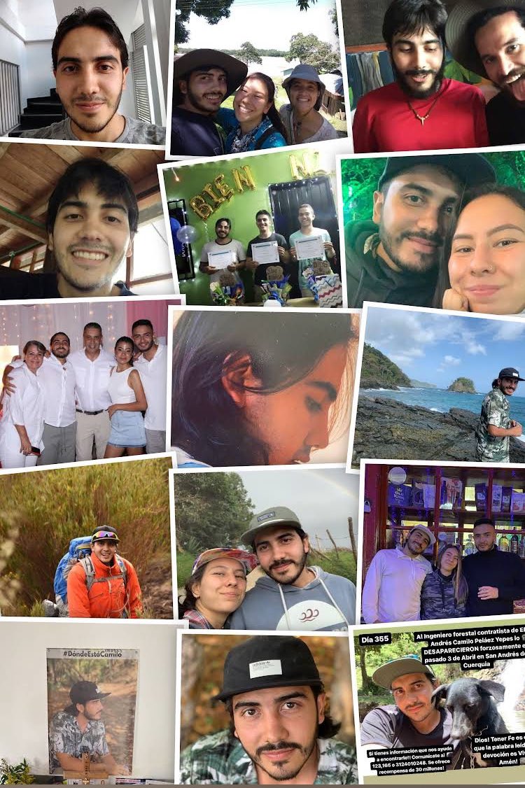 #DondeEstaCamilo #AndresCamiloNoAparece Dios 816 días! Gracias a todos los que se suman a esta causa! Gracias por su solidaridad! Este dolor, angustia, incertidumbre no se lo deseo a nadie! Camilo como me dueles!