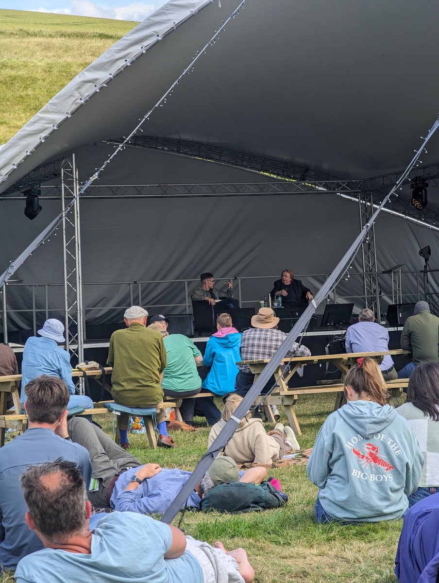 ChalkeFestival's tweet photo. Frank McDonough and Paul McGann discuss Weimar culture. They spoke about artists such as George Grosz and Otto Dix, the film of The Cabinet of Dr Cagilari, and the director Fritz Lang.
#chalke2024 #historylover #liveinhistory https://t.co/LtcwIBd2Je