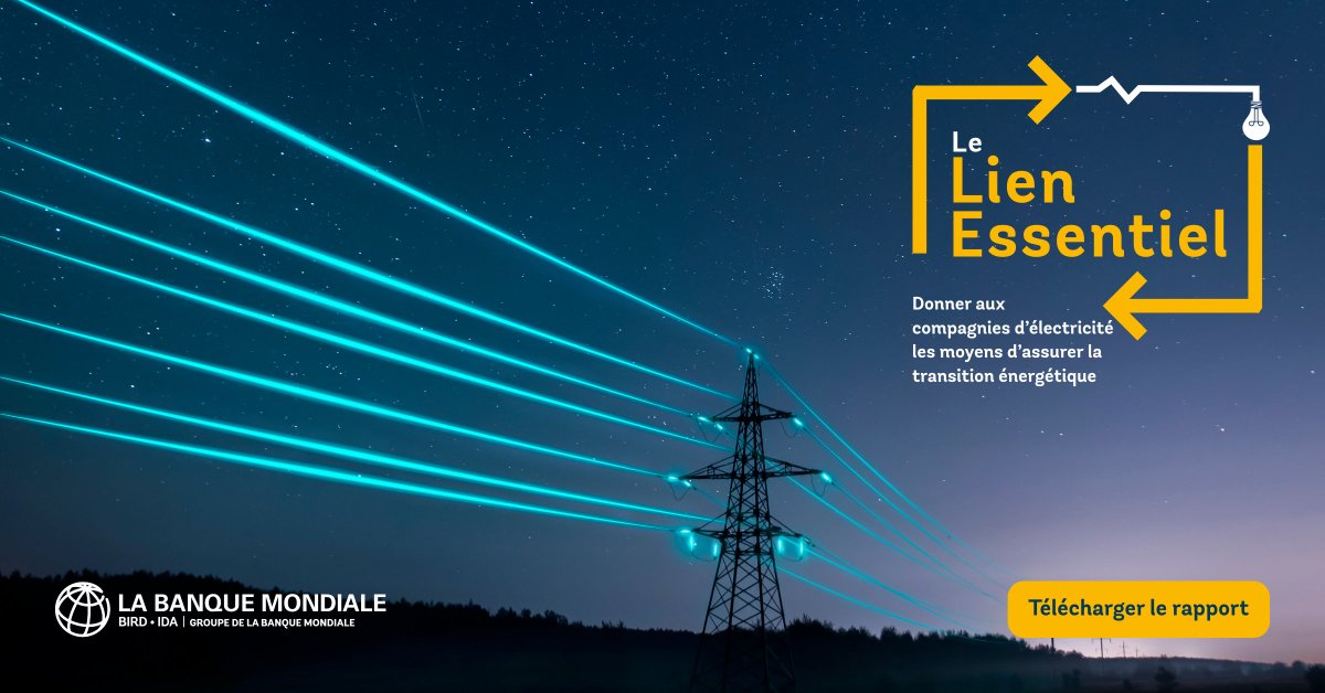 Banquemondiale's tweet image. 📢 NOUVEAU | Le rapport de la @Banquemondiale + #ESMAP examine plus de 180 services publics dans 90 pays et révèle que seulement 40 % peuvent couvrir leurs coûts d&apos;exploitation et de service de la dette.

🌐 Lire le rapport : wrld.bg/fwhA50Srkhx