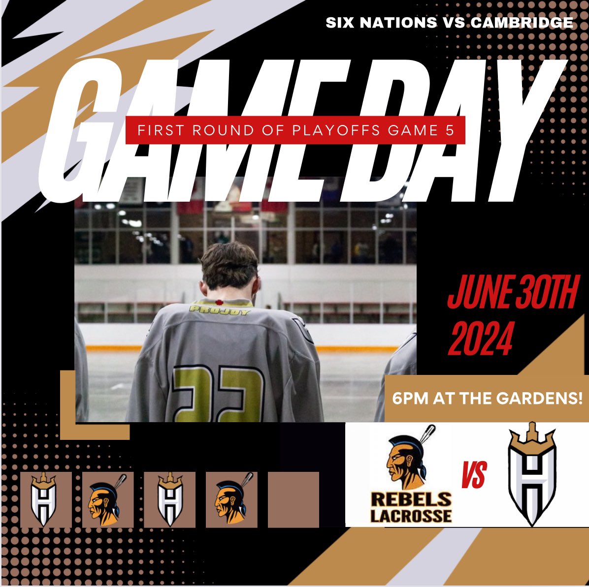 Elimination game! CMLA players get in free!
<a href="/OntarioLacrosse/">Ontario Lacrosse</a> <a href="/8_lacrosse/">Zone 8 Lacrosse</a> @redhawks_jrb <a href="/cambridgetimes/">Cambridge Times</a> <a href="/519sportsonline/">519 Sports Online</a> <a href="/TheOJLL/">The OJLL</a> <a href="/theOJBLL/">OJBLL</a> <a href="/officialOJBLL/">OJBLL</a>