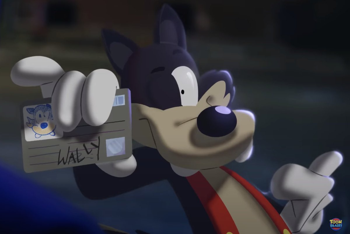 FictionalWolves's tweet image. Wally Wolf (Toon Blast)