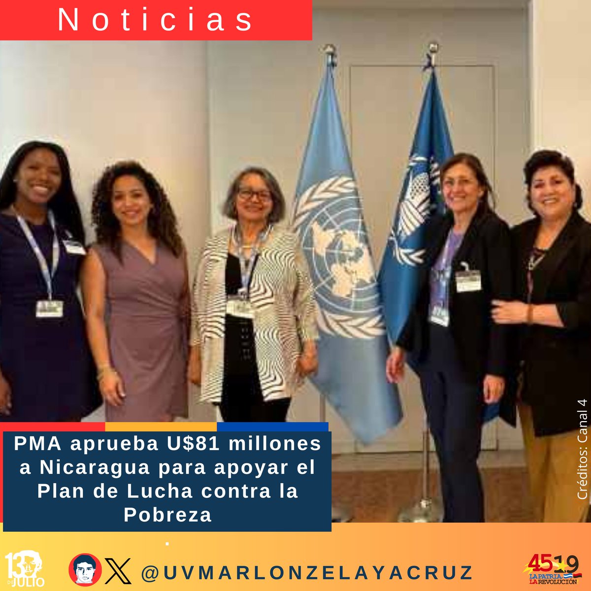 La Junta Ejecutiva del PMA en Roma aprobó el Plan Estratégico para Nicaragua, período 2024-2029. Este plan, que entra en vigor el 1º de julio de 2024, busca contribuir al desarrollo de talentos humanos, la igualdad de género y el consumo de alimentos saludables.
#SomosUNAN