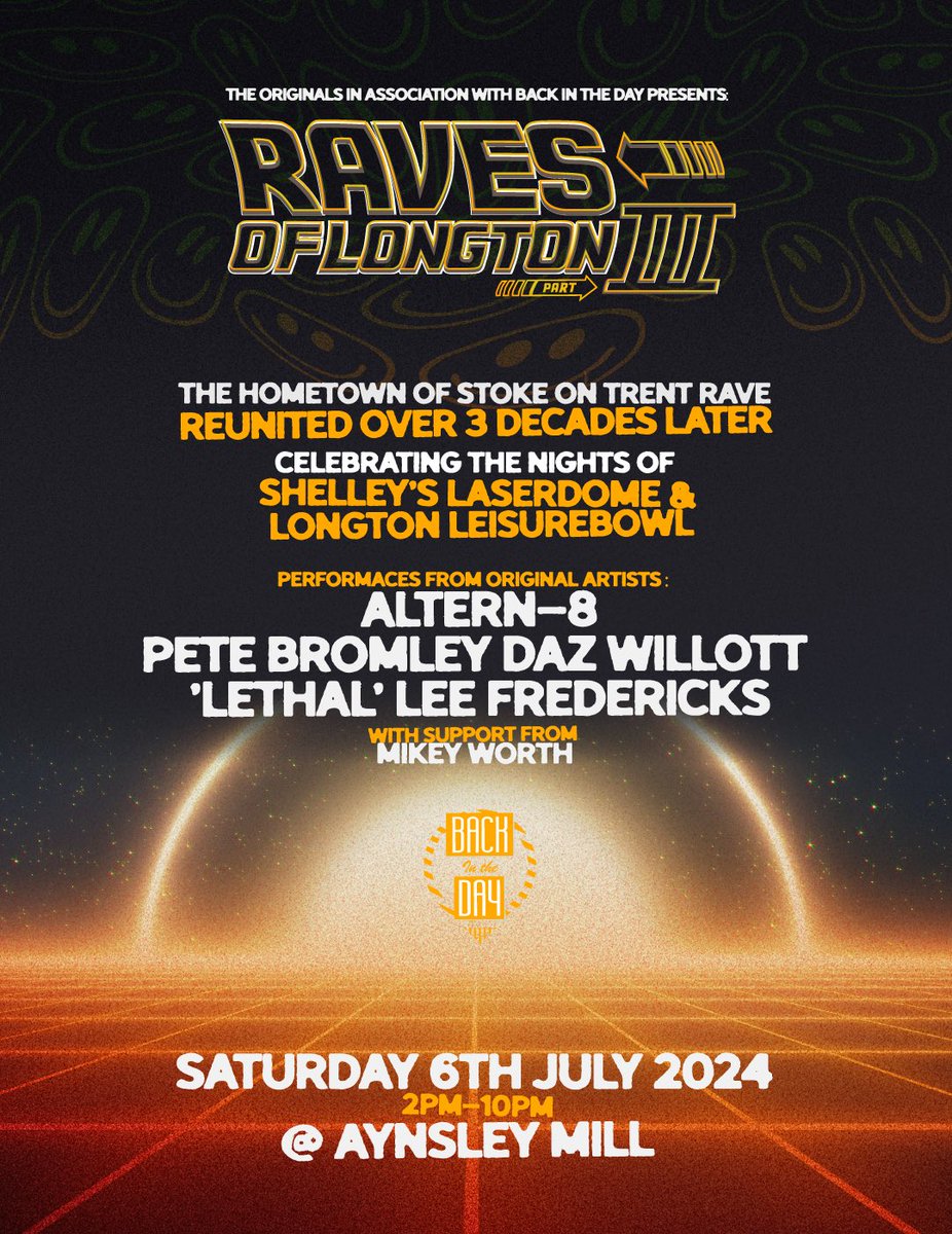 Raves of Longton III next Saturday at Aynsley Mill! Free afterparty at The Underground in Hanley! Tickets via Skiddle