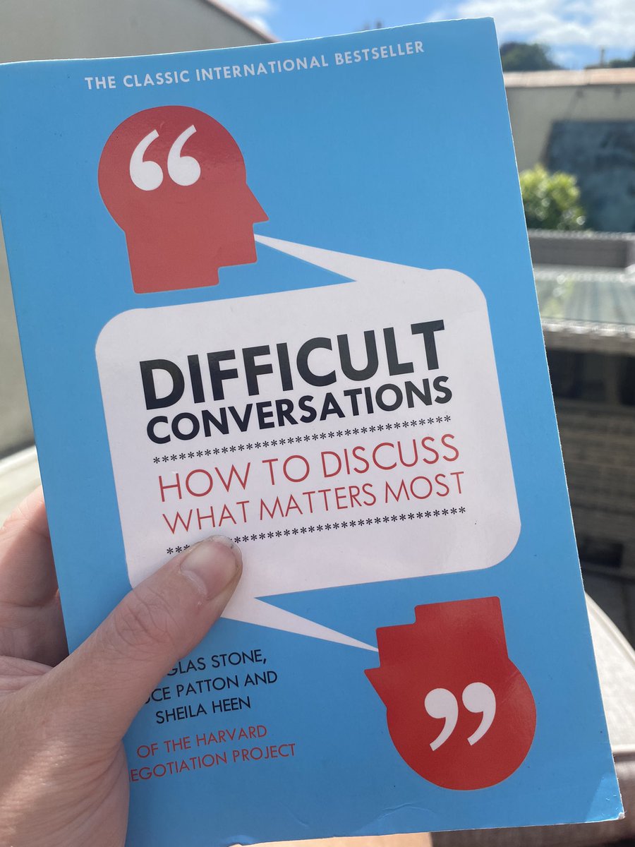 It’s taken me a few weeks but this is a book I recommend for all to read in their lifetime. You’ll read and see examples of how to deal with difficult conversations in your personal life, as well as your professional life and career. 

🔗Harvard Negotiation Project