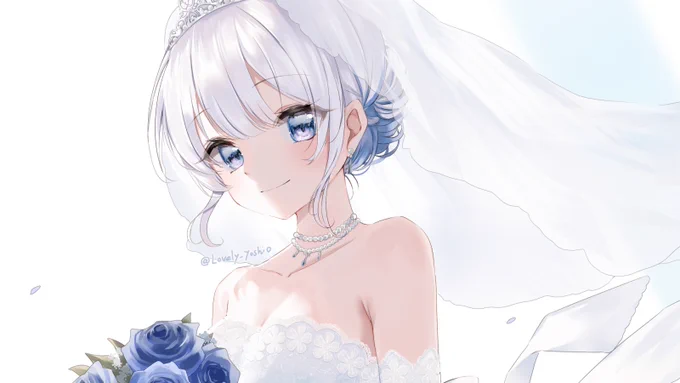 葵井詩雫ちゃんの初オリジナルソング【ぶるーどろっぷ】のイラストを担当させて頂きました! 思わず一緒に歌いたくなるような素敵な曲なので是非皆さん聞いてみてください～!