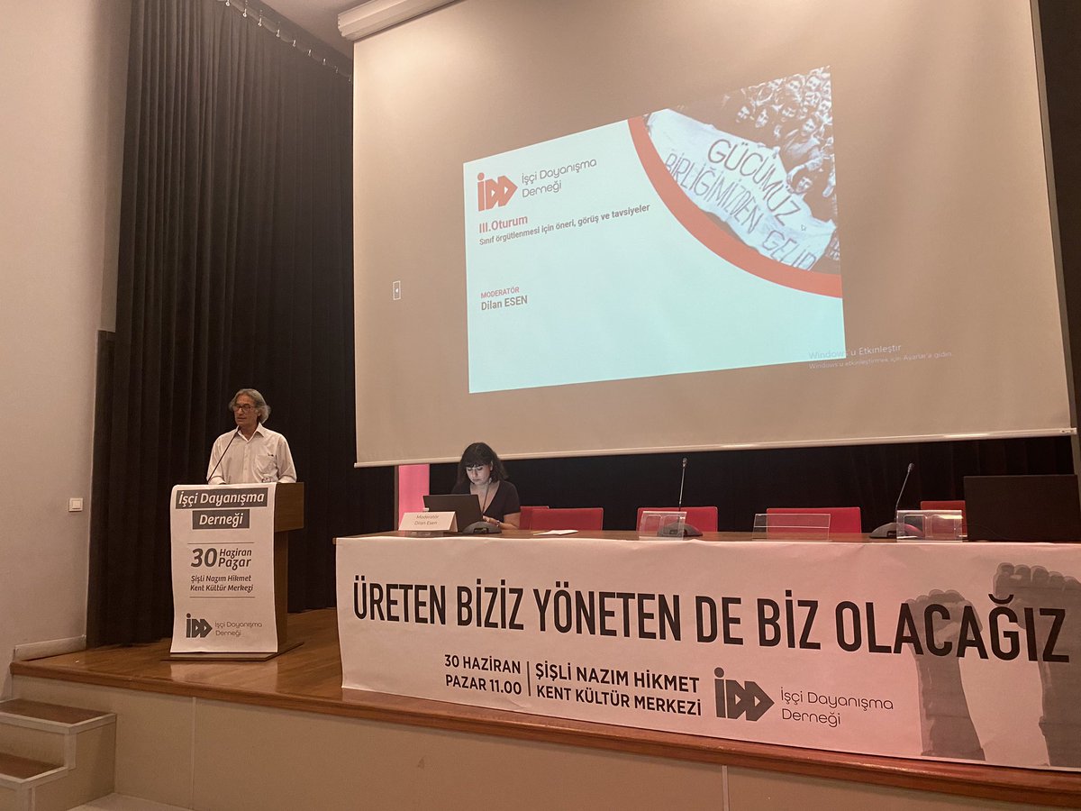 iscidayanismadr's tweet photo. Üçüncü oturumda; farklı iş kolları ve örgütlenme alanlarında bulunan katılımcılarımızın sözleriyle devam ediyoruz. https://t.co/uIOfhlllpv