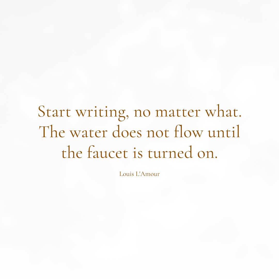 summit_press's tweet image. Inspiration flows only when you take the first step.

#writersjourney #startwriting #authorinspiration