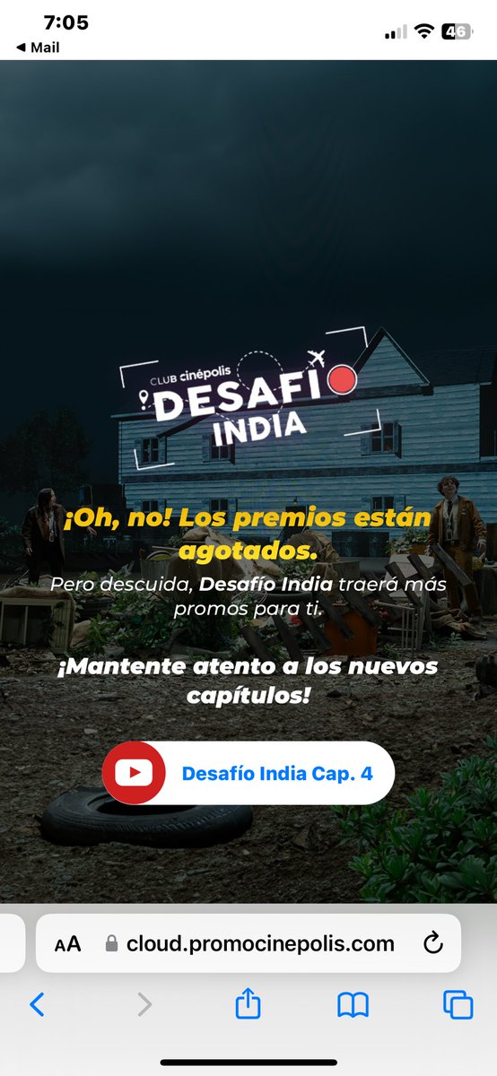 mois78's tweet photo. @Cinepolis No entiendo para que envían correos donde dicen que ganaras un premio y resulta que a la mera hora ya se agotaron, cuando en su juego no hay cláusulas. Esto es una estafa y fraude. Atención @Profeco . https://t.co/BYNaXmgqSz
