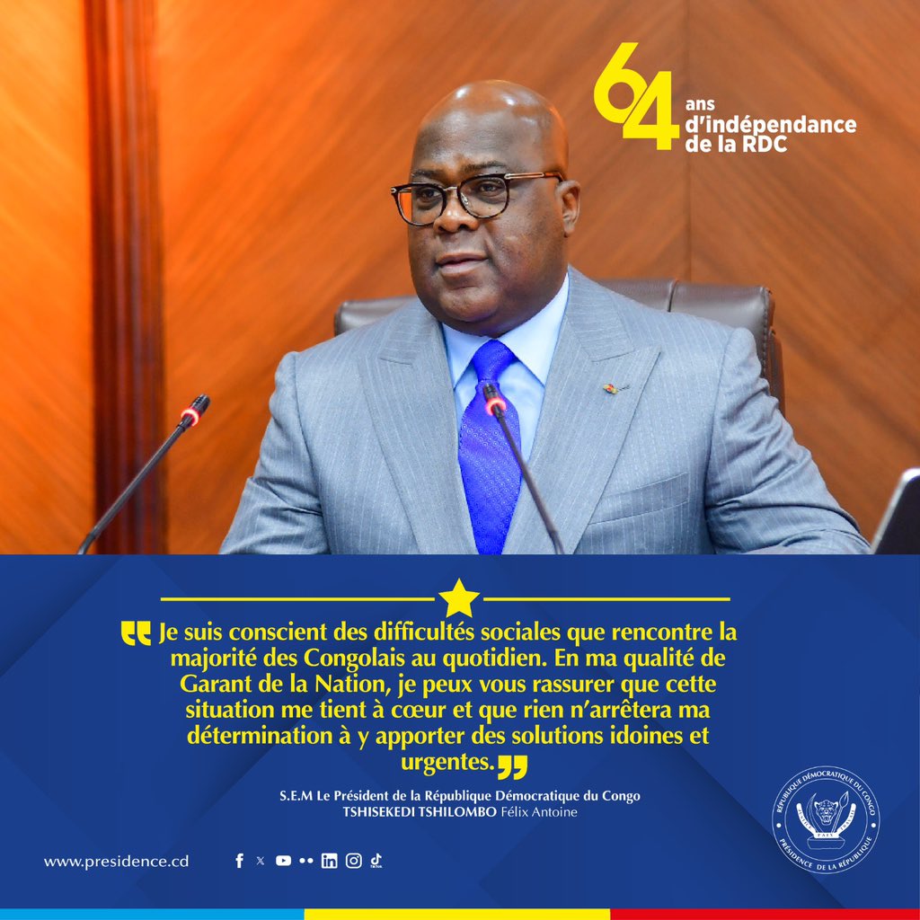 #RDC 30.06.2024| #IndependanceRDC 🇨🇩