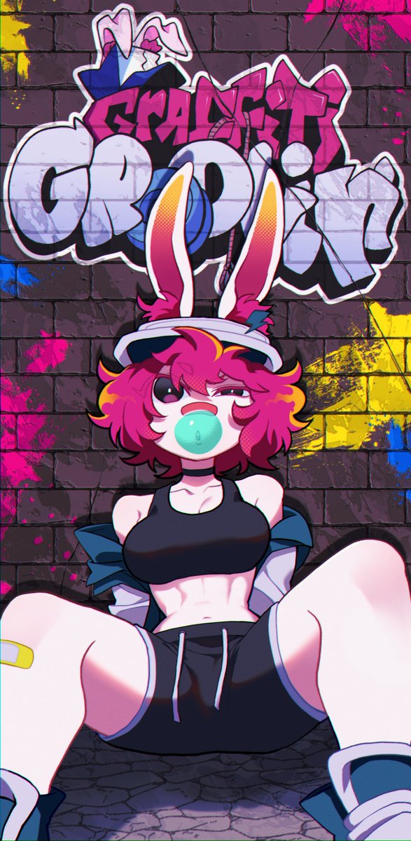 TRASH1119's tweet photo. #graffitigroovin  #skarletbunny https://t.co/SdeYj8AD81