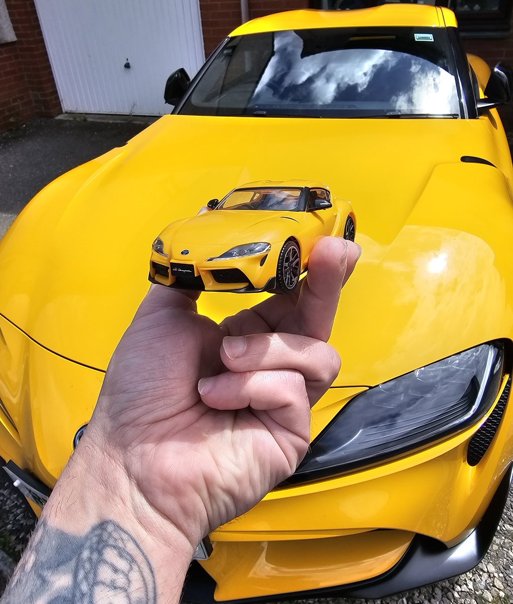 Rdavisipad's tweet photo. Built the Aoshima Snap Kit, it's mostly just a sticker kit.
Time to buy the Tamiya kit now 💛 https://t.co/cwTAuJDxOF