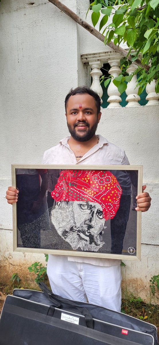 🆎️EF Nilesh Parmar (@efnilesh1212) on Twitter photo Dedicated fan from jaipur with portrait of you <a href="/SrBachchan/">Amitabh Bachchan</a> sir which was made out of 10,000 colourful diamonds.
Took 300 hours to made
Plz have a look at it sir...
Love and respect 🙏🏻 🫡 ❤️
<a href="/prashantkawadia/">THUGS OF Amitabh Bachchan ji 🇮🇳</a>
<a href="/Nitin_AB_EF/">Nitin sangamnerkar #ABEFTeam</a>
<a href="/SohamBoricha_AB/">EF Soham Boricha 🆎</a>
<a href="/Shailen04106508/">SHAILENDRA 🆎FCI🙏</a>
<a href="/bigb21bigbshiv/">Shib , A Hindu</a> Dedicated fan from jaipur with portrait of you <a href="/SrBachchan/">Amitabh Bachchan</a> sir which was made out of 10,000 colourful diamonds.
Took 300 hours to made
Plz have a look at it sir...
Love and respect 🙏🏻 🫡 ❤️
<a href="/prashantkawadia/">THUGS OF Amitabh Bachchan ji 🇮🇳</a>
<a href="/Nitin_AB_EF/">Nitin sangamnerkar #ABEFTeam</a>
<a href="/SohamBoricha_AB/">EF Soham Boricha 🆎</a>
<a href="/Shailen04106508/">SHAILENDRA 🆎FCI🙏</a>
<a href="/bigb21bigbshiv/">Shib , A Hindu</a>