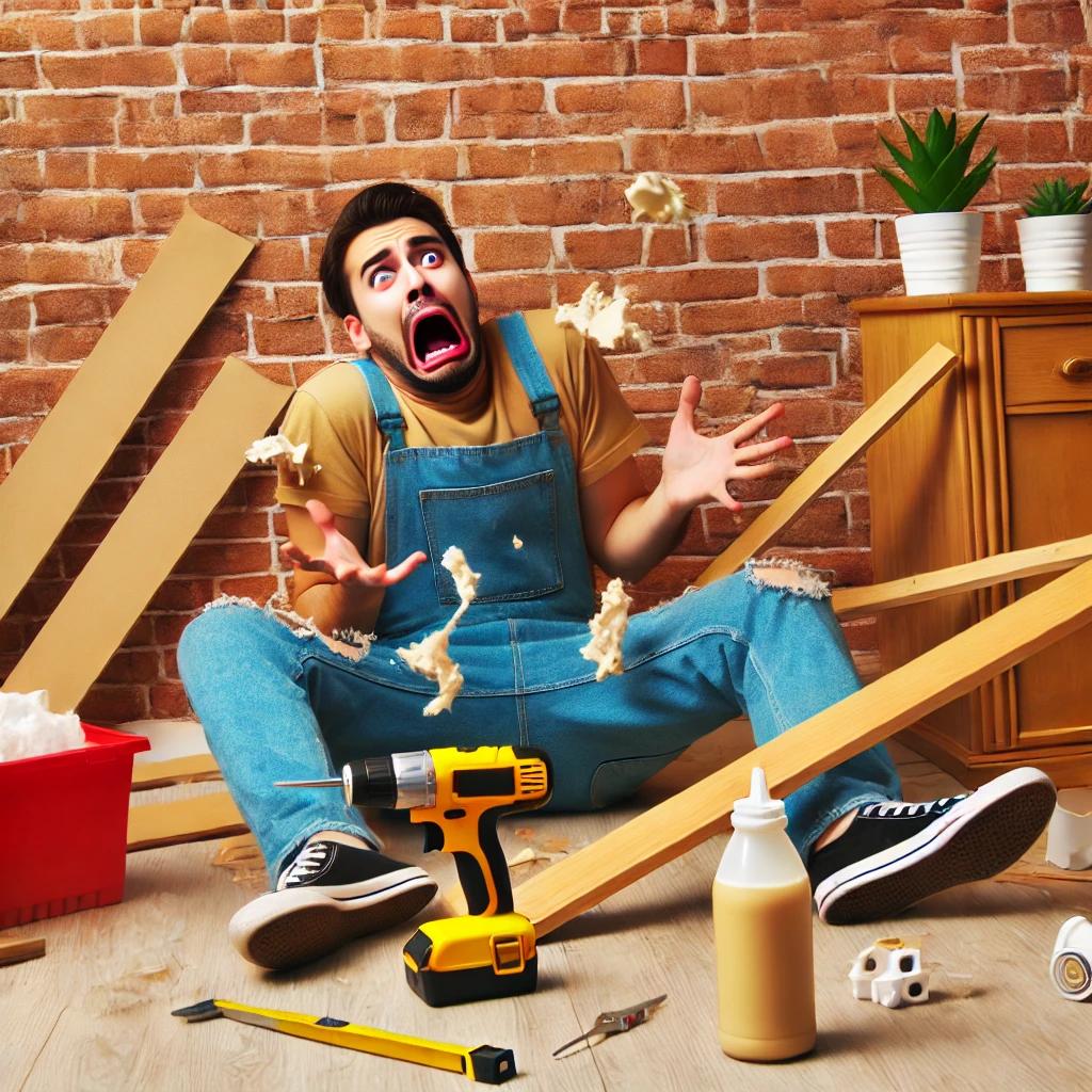 TheMarkGShow's tweet image. Don&apos;t let DIY disasters ruin your day. Get the right tools from DiscoverWithMark.com! #DIYFails #DiscoverWithMark