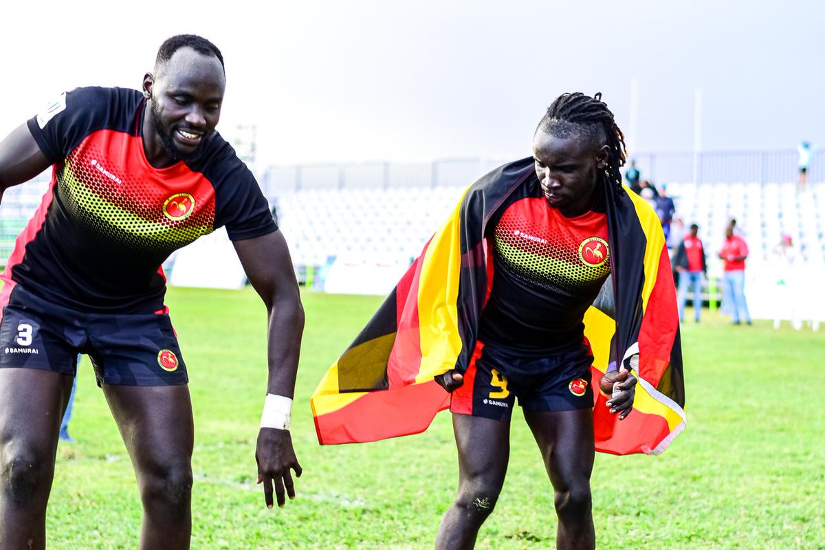 Uganda Rugby Union (@ugandarugby) on Twitter photo The Week one Champions celebrate their UnmatchedInGold Victory with a signature dance.
#RugbyAfricaMens7s 
#Mauritius7s 
#UnmatchedInGold
#GutsGritGold The Week one Champions celebrate their UnmatchedInGold Victory with a signature dance.
#RugbyAfricaMens7s 
#Mauritius7s 
#UnmatchedInGold
#GutsGritGold