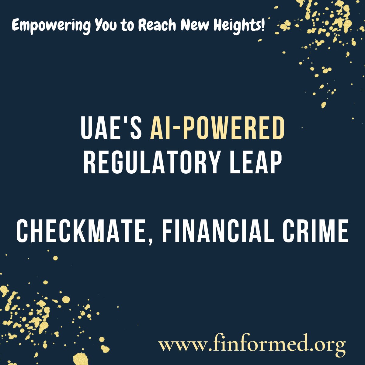 FinFormedEAS's tweet photo. UAE's financial revolution: Imagine banks and regulators in perfect sync. 🇦🇪💼
CBUAE's SupTech initiative is making it happen. AI-powered supervision, real-time compliance, ironclad security.
The future of finance is here. 🚀💡
#FinTech #Banking #UAEInnovation https://t.co/ArniWKtAZ4