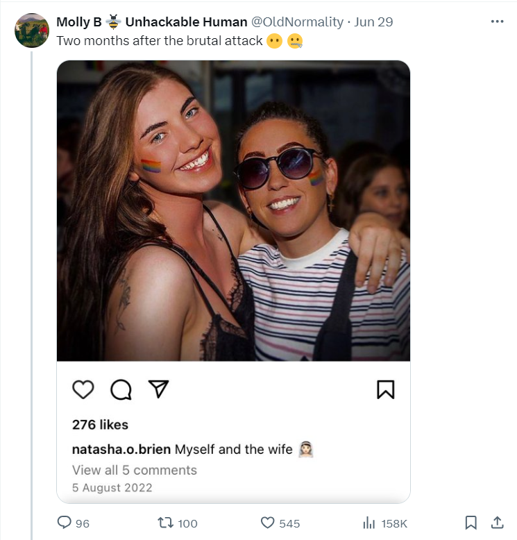 Utterly deranged victim-blaming, all week, from far-right gobshites.

She's not allowed smile 2 months after being assaulted? How long is she supposed to wait?

This mindset is part of the problem and seems to be depressingly popular on this website.

Bunch of bullies.